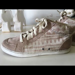 Dolce vita leather canvas shoes